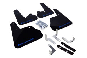 Subaru Impreza Mud Flap Kit - 4 Corner - Rally Armor - Black UR with Blue Logo - `12-`16 Subaru Impreza Mud Flap Kit - 4 Corner - Rally Armor - Black UR with Blue Logo - `12-`16